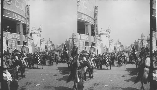 Indian Congress Wild West Show. St. Louis World's Fair, Missouri