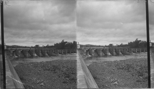 Hydro dam giving 2000 H.P. for the C. 18th Station, Ont