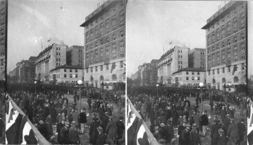 14th St. along treasury after parade, Wash., D.C