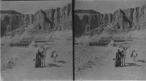 Terraced Temple to the God Ammon beneath the Cliffs at Deir-el-Bahri Built by Queen Hatshepsut