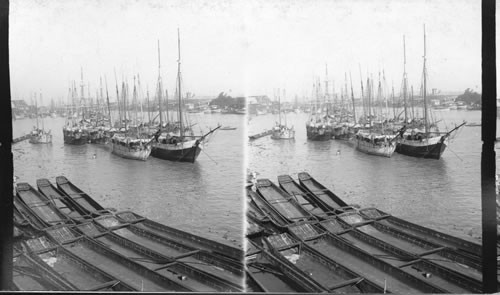 View on the Pasig, from wall of Old Manila. P.I