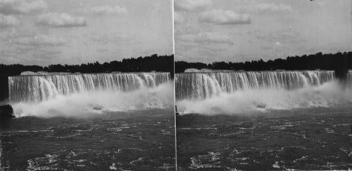 The World's Grandest Waterfalls - American Falls from Canadian Shore, Niagara