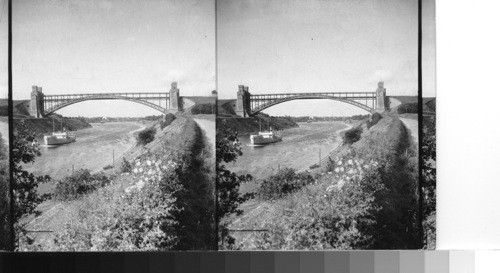 Kiel canal bridge near Kiel, Germany