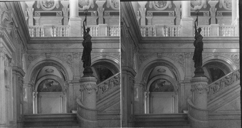 Library of Congress - Across the Main Halls. Wash. D.C