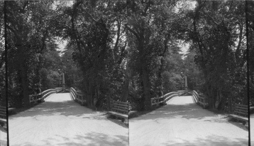 Across Bridge and Battle Monument, Concord, Mass