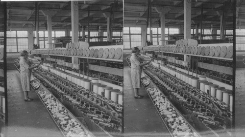 Cotton Warp Spooler, Guelph, Canada