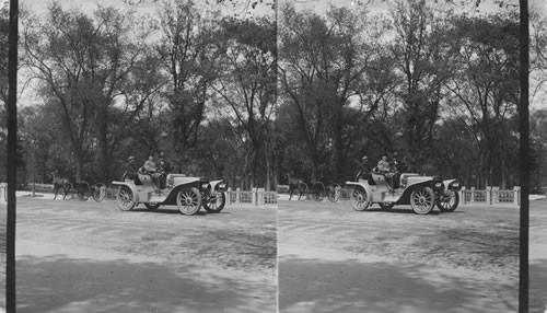 Vehicles seen in Central Park, N.Y