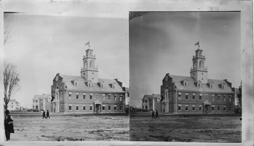 The Mass Bldg., a Replica of the Old Boston State House, Jamestown Expo. of 1907. VA