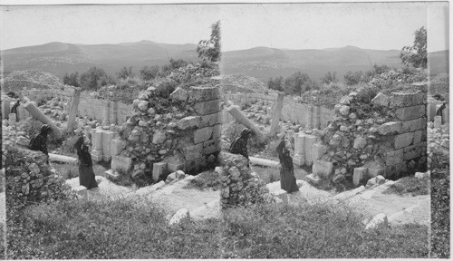 Mt. Gerizin, where Samaritan worshipped, S.W. from entrance to Jacob’s Well