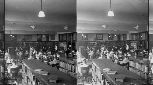 Library, Harrison Tech. H.S., Chicago, Ill