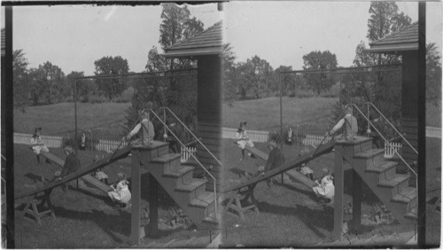 A Home Playground to Keep the Children off the Street