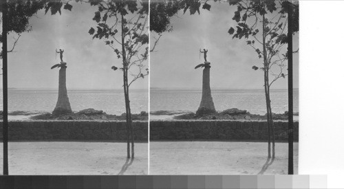 Monument to first American soldiers landing in France, St. Nazaire