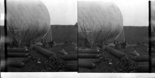 Process of Inflating a Balloon with Hydrogen Gas at the Geo. Washington Air Port, near Wash., D.C