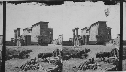 Temple of Medinet Habu, Thebes, Egypt