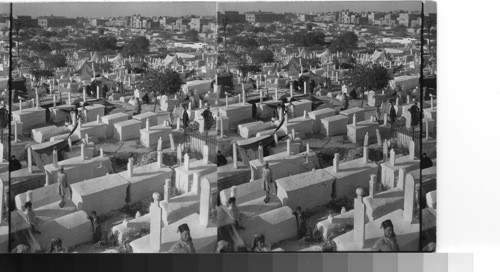 In the Arab cemetery during Bairam Festival - (Alexandria), Egypt
