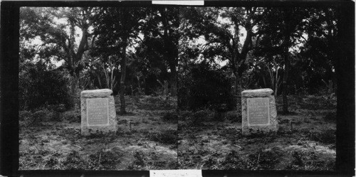 On the Bank of the Guadalupe River. This monument Marks the Spot Where the First Shot was Fired During Texas Revolution