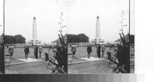 The Hoe and the War Memorial, Plymouth, England