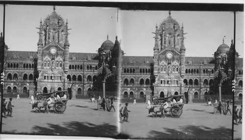 A Glimpse of Victoria Terminus Finest of all Railway Stations, Bombay, India