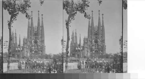 Cathedral de la Sagrada Familia, Barcelona, Spain. Modern Catalan Architecture