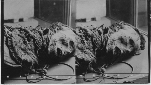 Mummy of the XI Dynasty Discovered in 1891 at Thebes, Azch Museum, Cairo, Egypt