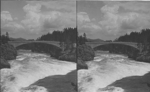 Chittenden Bridge, With Bridge, Yellowstone