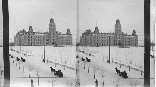 The Parliament Bldg. Quebec Winter Carnival