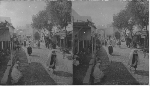 A street of Shops in Algeria