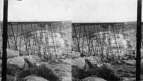 Pecos Bridge on S.P.R.R. (across the Rio Grande?) Texas