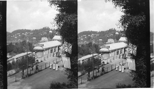 North from the club terrace, Darjeeling - India