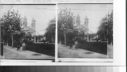 Plaza & Cathedral, Rosario, Argentina Republic