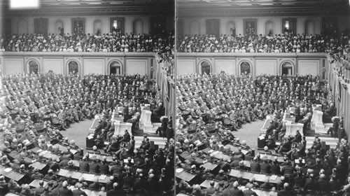 The Two Houses in Joint Session, Washington, D.C