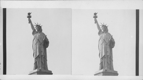 Statue of Liberty in New York Harbor, N.Y. City