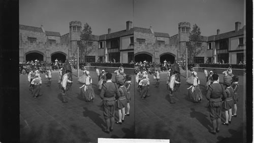 Country Dancers, Village Green, Merrie England, A Century of Progress, Chicago, Ill