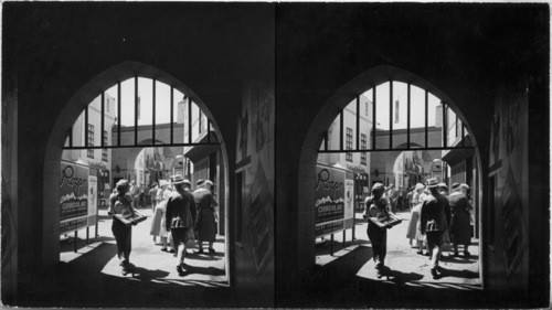 Streets of Paris Gateway, Century of Progress,, 1933