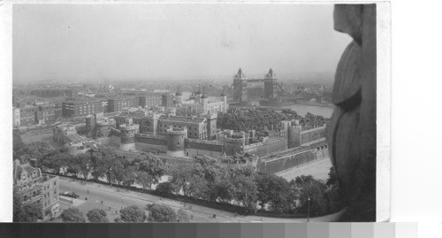 The Tower of London and the Tower Bridge. London