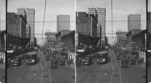 N.W. Houston St. from 10th & Houston - Fort Worth. Texas