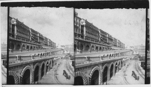 Great Inclined Roadway Leading to Rue de la Republique. Algiers, Algeria