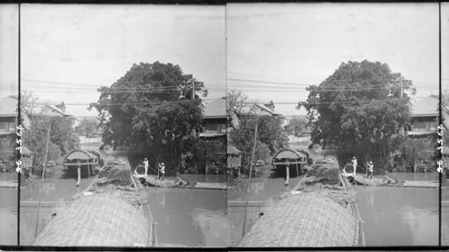 One of the numerous canals in Manila, Philippines Islands