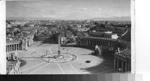 Rome from the roof of St. Peter's, Rome