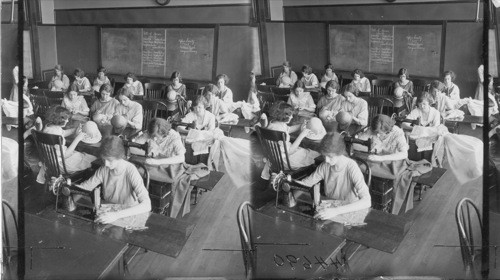 Sewing Class, Harrison Tech. H.S., Chicago, Ill