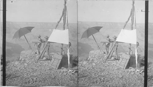 W.J. Lloyd N.S. Geological Survey, Helena, Montana. In the Grand Canyon, Arizona