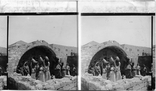 Women at Mary’s Well, Nazareth, Palestine