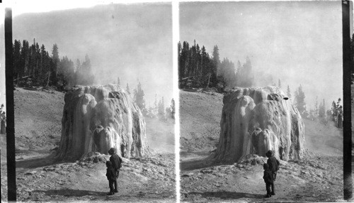 Cone of the Star Geyser, Yellowstone Park