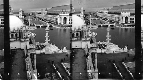 Manufacturer's Bldg. and Canals, Columbian Exposition