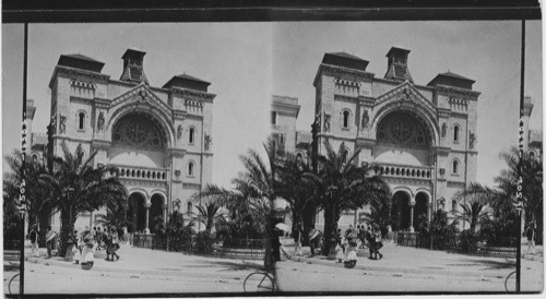 The Roman Catholic Cathedral on Avenue de France, Tunis, Tunisia