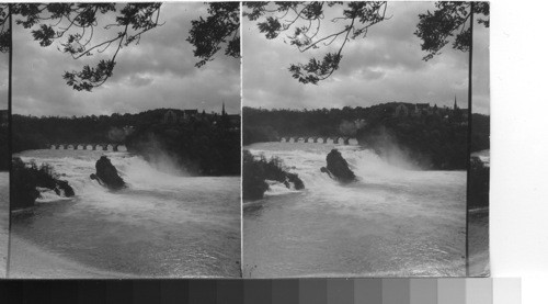 Rheinfalls [Rhine falls]. Schaffhausen, Switzerland. Reuhausen