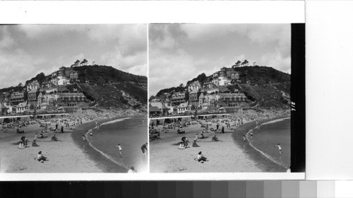 Looe: one of the famous small seaside resorts on the English channel along Britain's southwestern coast