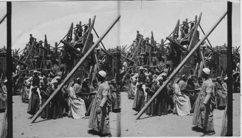 Devlish wheels, peoples’ Amusements, Cairo Egypt