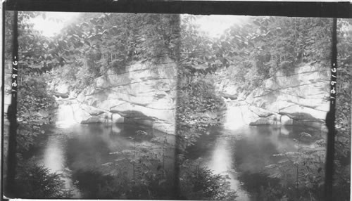 The Great Pool of the Pomagewasset River [Pemagewasset River], Franconia Notch, White Mts. N. H