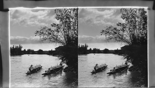 On the Pasig River at San Pedro Macate, P.I. More Or Less Suitable For U S Set. Baker